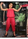Red Colour Zinkha Western Latest Designer Baby Girls Collection Of Rayon Weastern Wear 604
